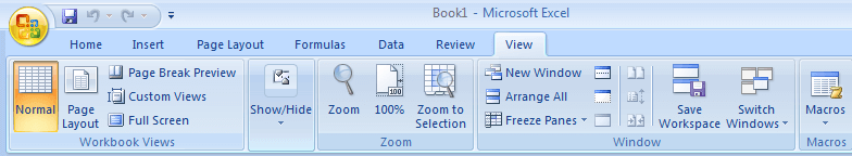 ms-excel View