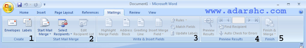 ms-word Mailing