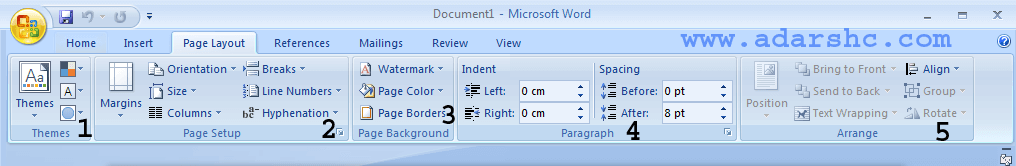 ms-word Page Layout
