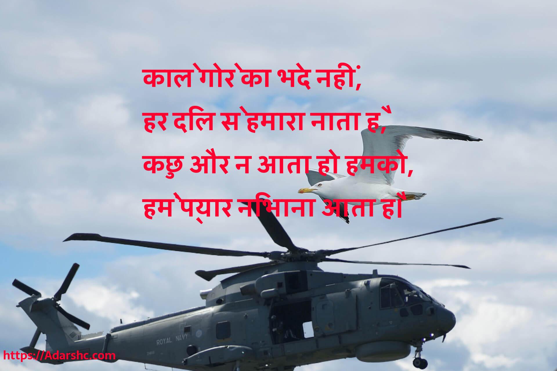 काले गोरे का भेद नहीं,
हर दिल से हमारा नाता है,
कुछ और न आता हो हमको,
हमें प्यार निभाना आता है।