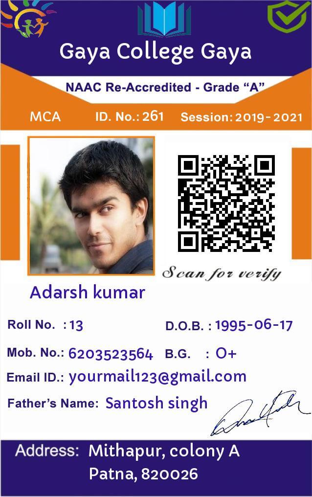 College id card download