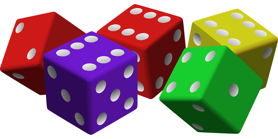 dice problem in mathematics